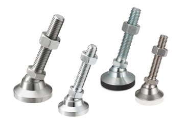 ステンレス レベリングアジャスタ 傾斜タイプ (ポリアセタールキャップ付)(FDMS-KS)(おねじ)NBK